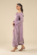 Maria B | Basics RTW | 3 Pc Embroidered Two Tone Silk Suit | MB-FS25-17 by Maria B - Designer Dress - Type: Ladies Clothes - Available at Libayah - 100% Original
