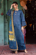 Marjjan | Carnation Lawn | MBL-13 A (TEAL BLUE) by Marjjan - Designer Dress - Type: Ladies Clothes - Available at Libayah - 100% Original