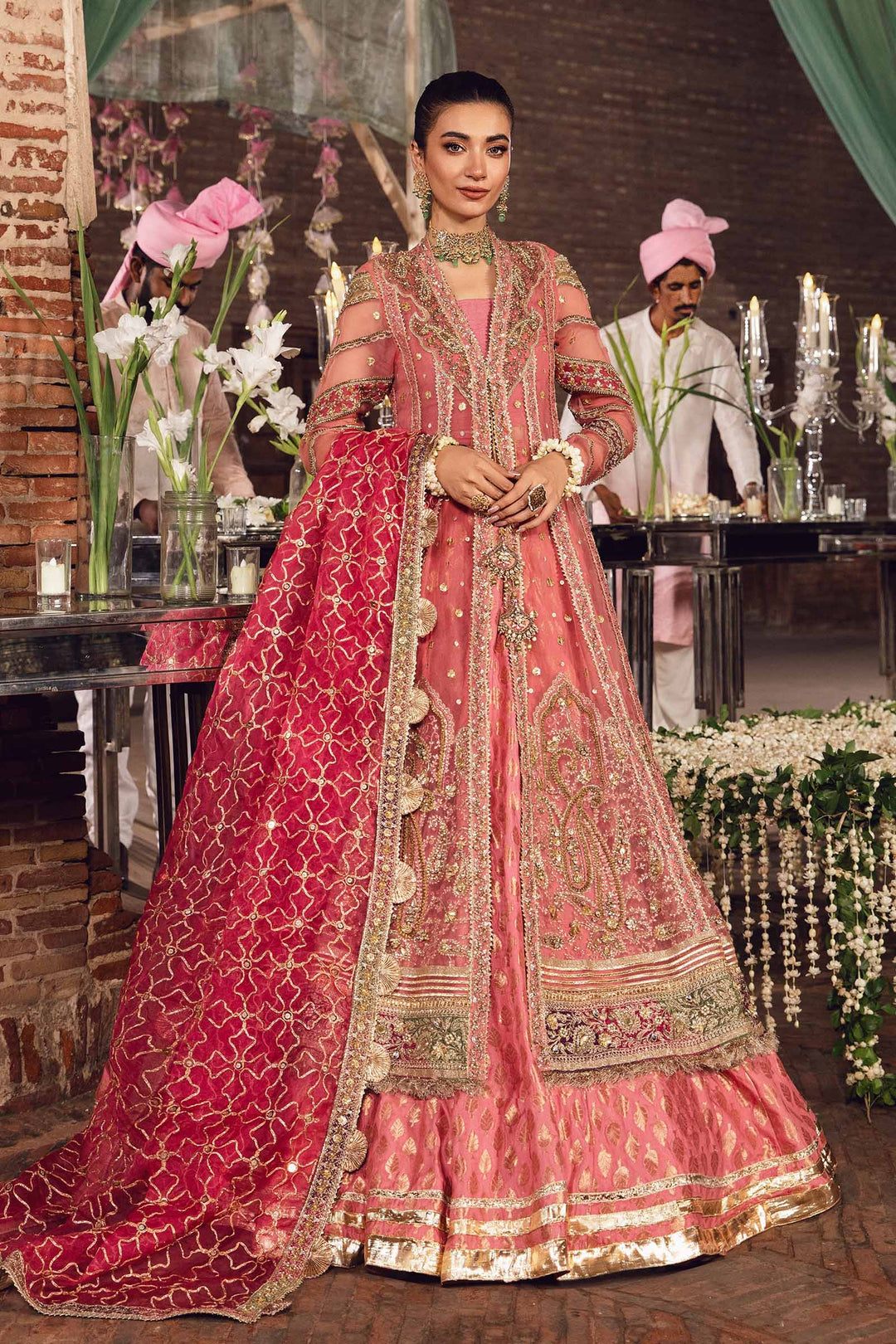 Maria B | Bridal Couture | Gulsum by Maria B - Designer Dress - Type: Ladies Clothes - Available at Libayah - 100% Original