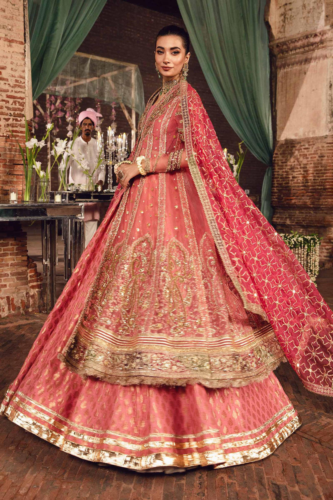 Maria B | Bridal Couture | Gulsum by Maria B - Designer Dress - Type: Ladies Clothes - Available at Libayah - 100% Original