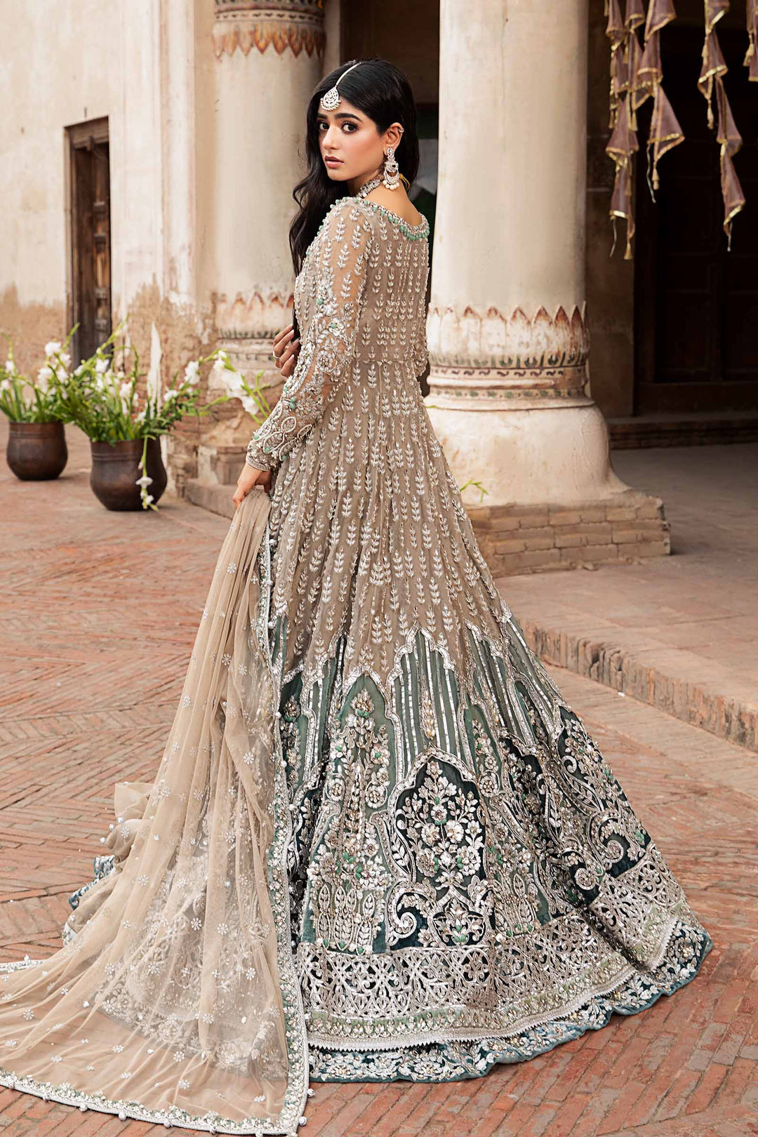 Maria B | Bridal Couture | Mehrinoz by Maria B - Designer Dress - Type: Ladies Clothes - Available at Libayah - 100% Original