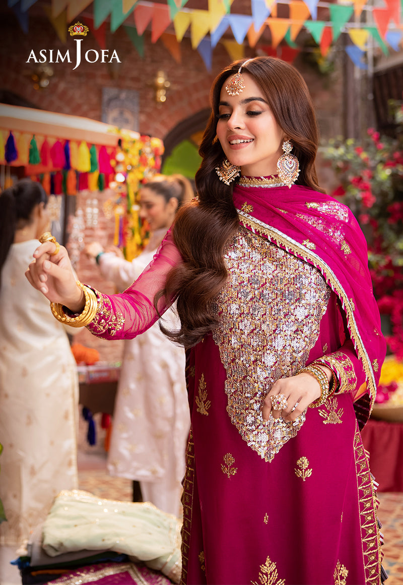 Asim Jofa | Pyaar Diyan Gallan Formals | AJEM-03 by Asim Jofa - Designer Dress - Type: Ladies Clothes - Available at Libayah - 100% Original
