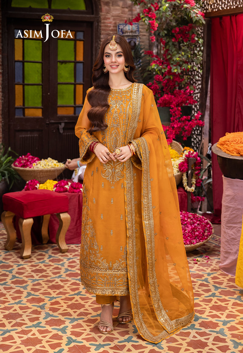 Asim Jofa | Pyaar Diyan Gallan Formals | AJEM-12 by Asim Jofa - Designer Dress - Type: Ladies Clothes - Available at Libayah - 100% Original