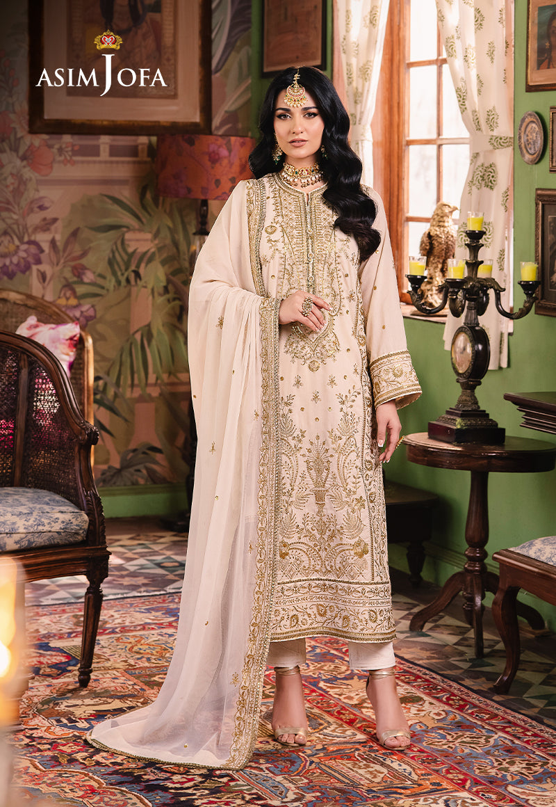 Asim Jofa | Afsanay Luxury Pret | AJLP-05 by Asim Jofa - Designer Dress - Type: Ladies Clothes - Available at Libayah - 100% Original