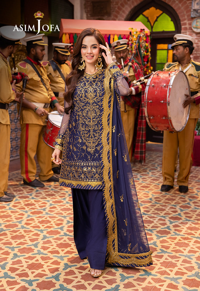 Asim Jofa | Pyaar Diyan Gallan Formals | AJEM-18 by Asim Jofa - Designer Dress - Type: Ladies Clothes - Available at Libayah - 100% Original