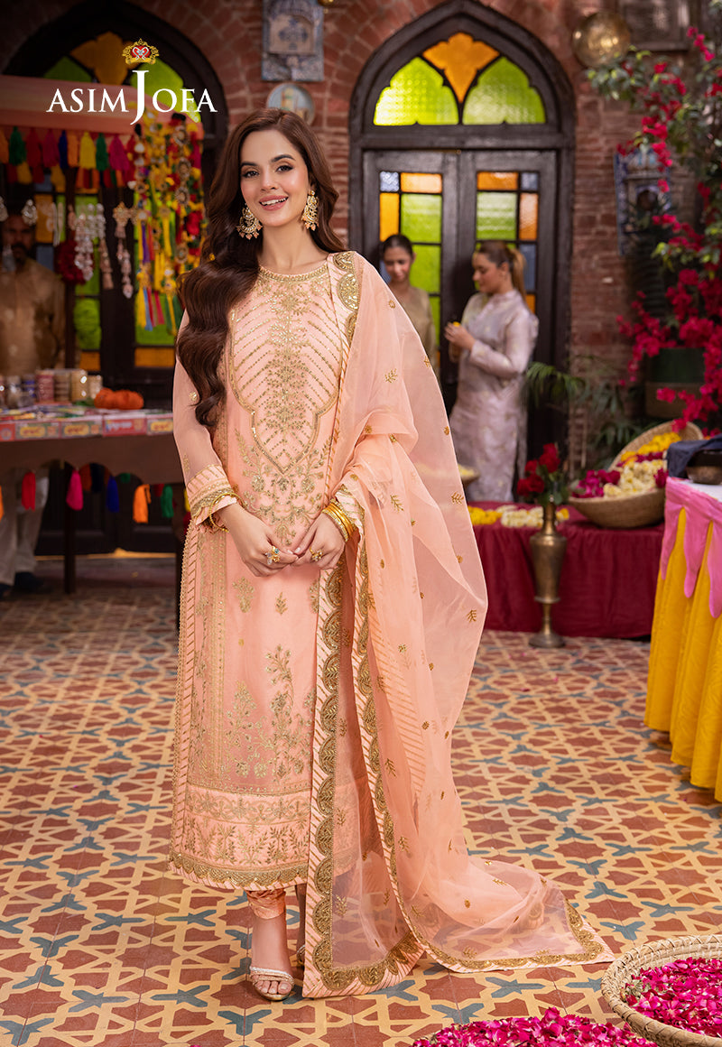 Asim Jofa | Pyaar Diyan Gallan Formals | AJEM-20 by Asim Jofa - Designer Dress - Type: Ladies Clothes - Available at Libayah - 100% Original