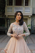 Wahajmkhan | Bahar Begum Formals | NUDE BIRD LEHNGA by Wahaj M.Khan - Designer Dress - Type: Ladies Clothes - Available at Libayah - 100% Original