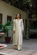 Wahajmkhan | Bahar Begum Formals | IVORY RAW BAHAR by Wahaj M.Khan - Designer Dress - Type: Ladies Clothes - Available at Libayah - 100% Original