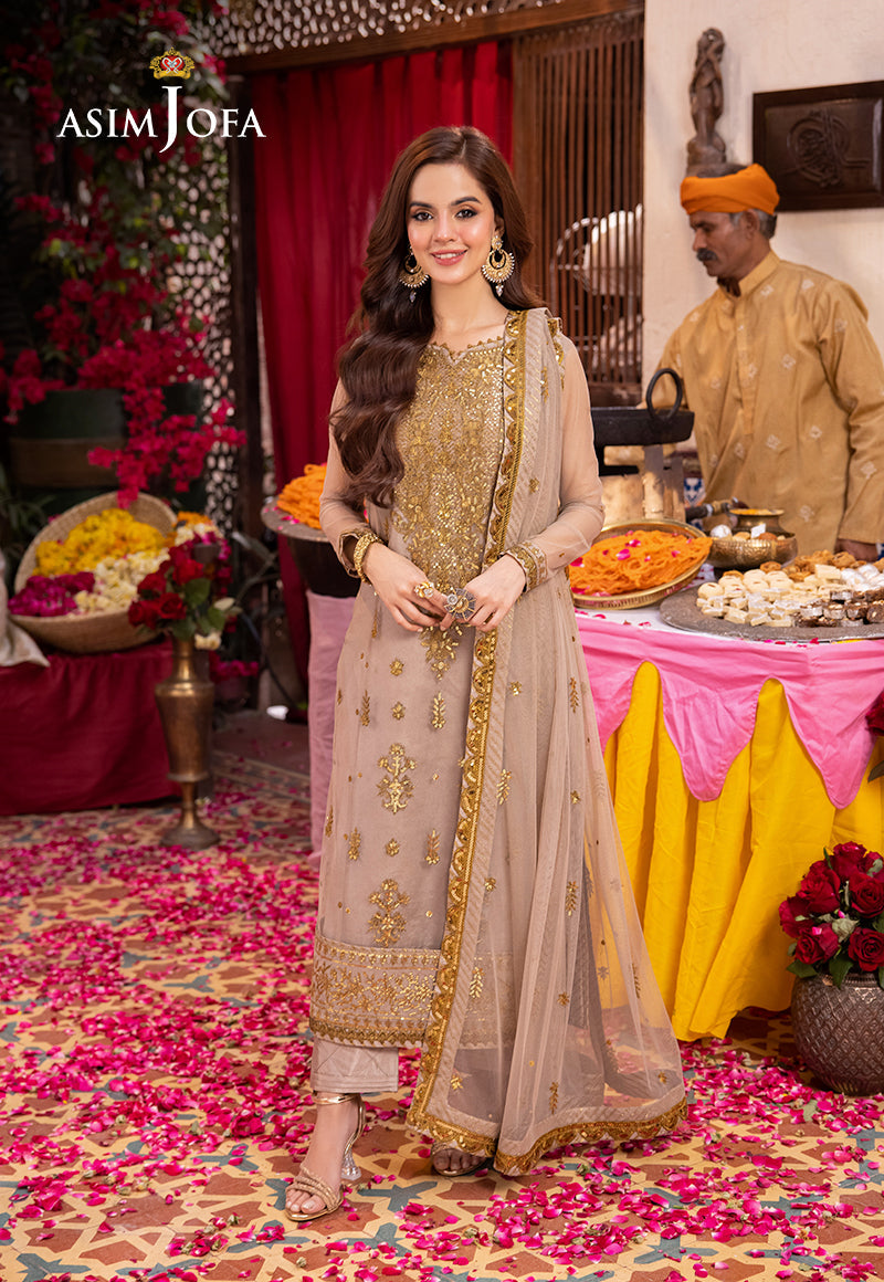 Asim Jofa | Pyaar Diyan Gallan Formals | AJEM-06 by Asim Jofa - Designer Dress - Type: Ladies Clothes - Available at Libayah - 100% Original