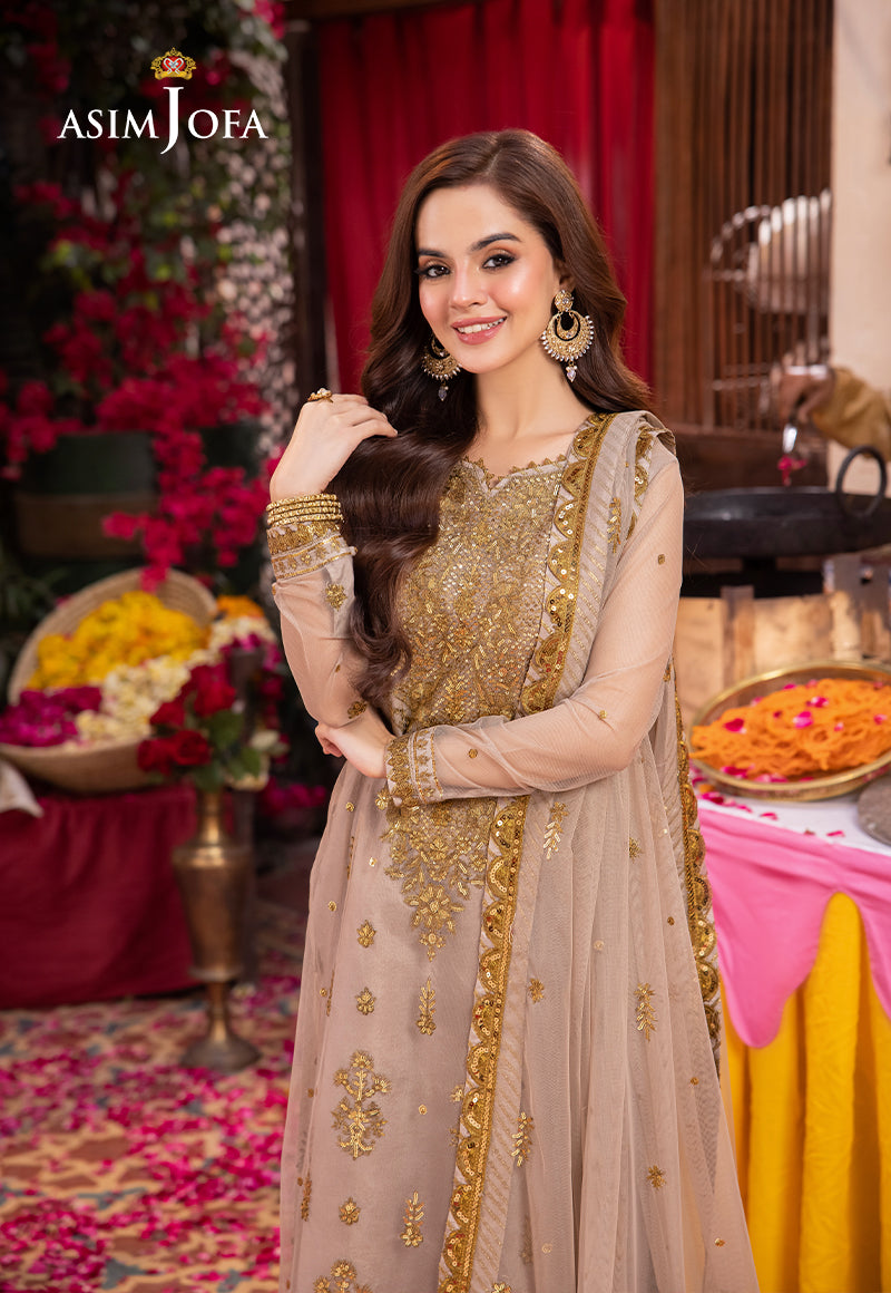 Asim Jofa | Pyaar Diyan Gallan Formals | AJEM-06 by Asim Jofa - Designer Dress - Type: Ladies Clothes - Available at Libayah - 100% Original