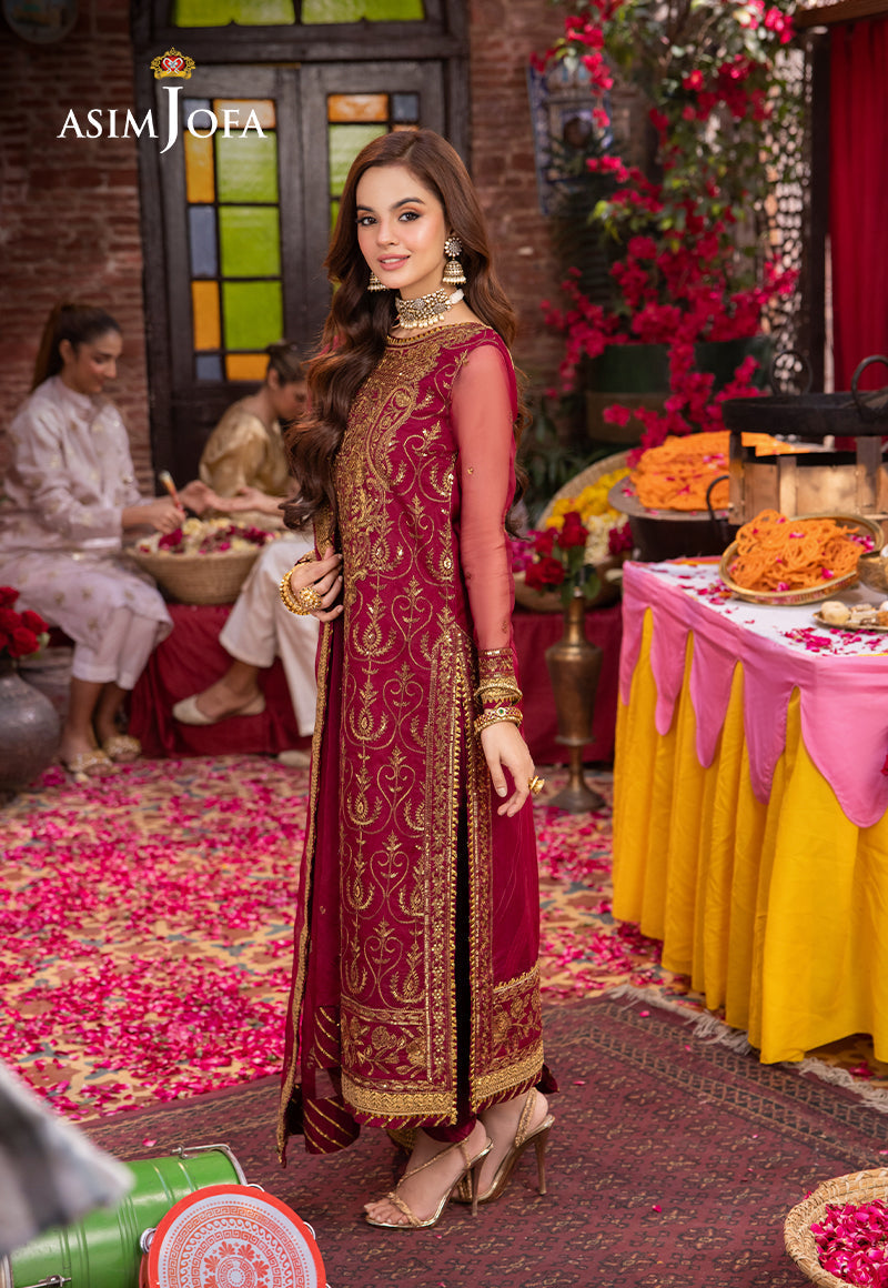 Asim Jofa | Pyaar Diyan Gallan Formals | AJEM-23 by Asim Jofa - Designer Dress - Type: Ladies Clothes - Available at Libayah - 100% Original