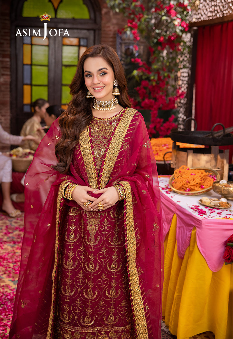 Asim Jofa | Pyaar Diyan Gallan Formals | AJEM-23 by Asim Jofa - Designer Dress - Type: Ladies Clothes - Available at Libayah - 100% Original