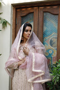 Wahajmkhan | Bahar Begum Formals | IVORY ROSE GOLD GOTTA JORA by Wahaj M.Khan - Designer Dress - Type: Ladies Clothes - Available at Libayah - 100% Original