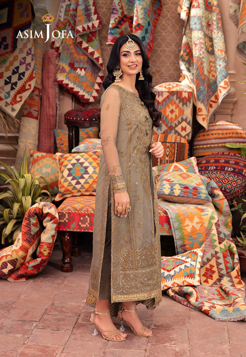 Asim Jofa | Pyaar Diyan Gallan Formals | AJEM-17 by Asim Jofa - Designer Dress - Type: Ladies Clothes - Available at Libayah - 100% Original