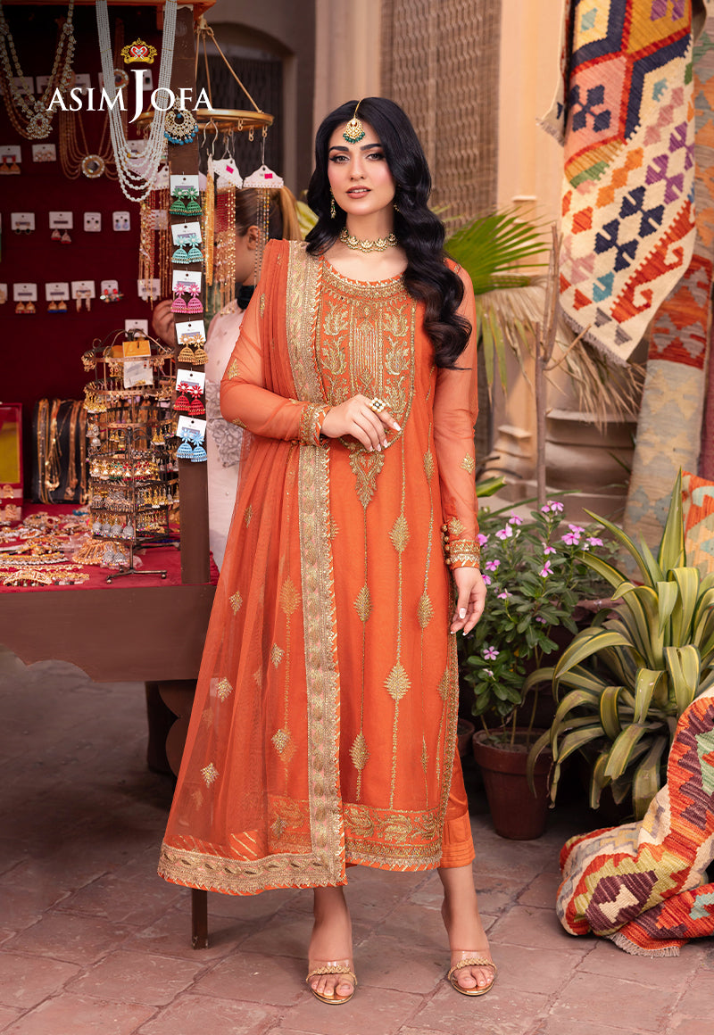 Asim Jofa | Pyaar Diyan Gallan Formals | AJEM-08 by Asim Jofa - Designer Dress - Type: Ladies Clothes - Available at Libayah - 100% Original