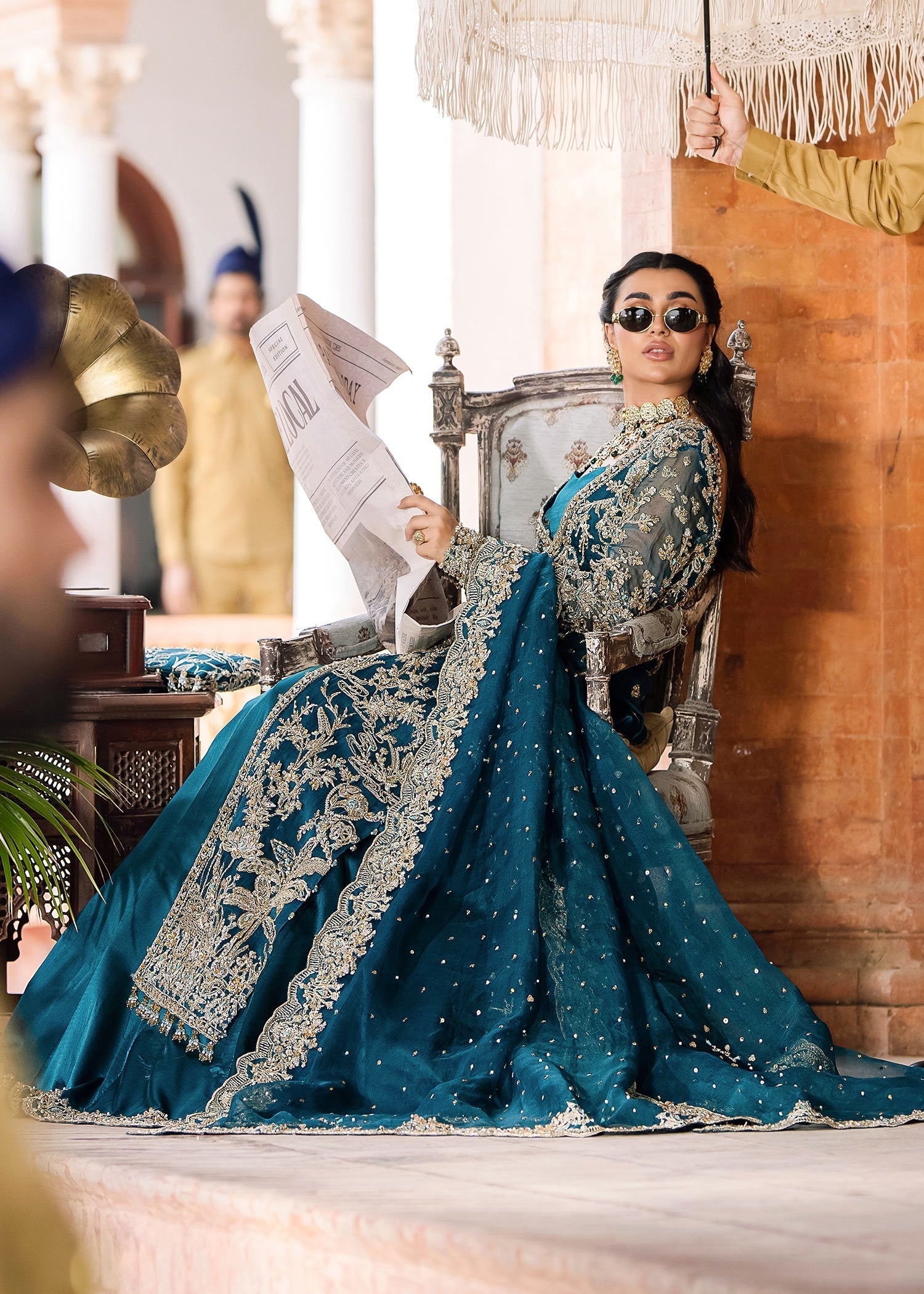 Kanwal Malik | Wedding Formals and Bridals | Rubab by Kanwal Malik - Designer Dress - Type: Ladies Clothes - Available at Libayah - 100% Original