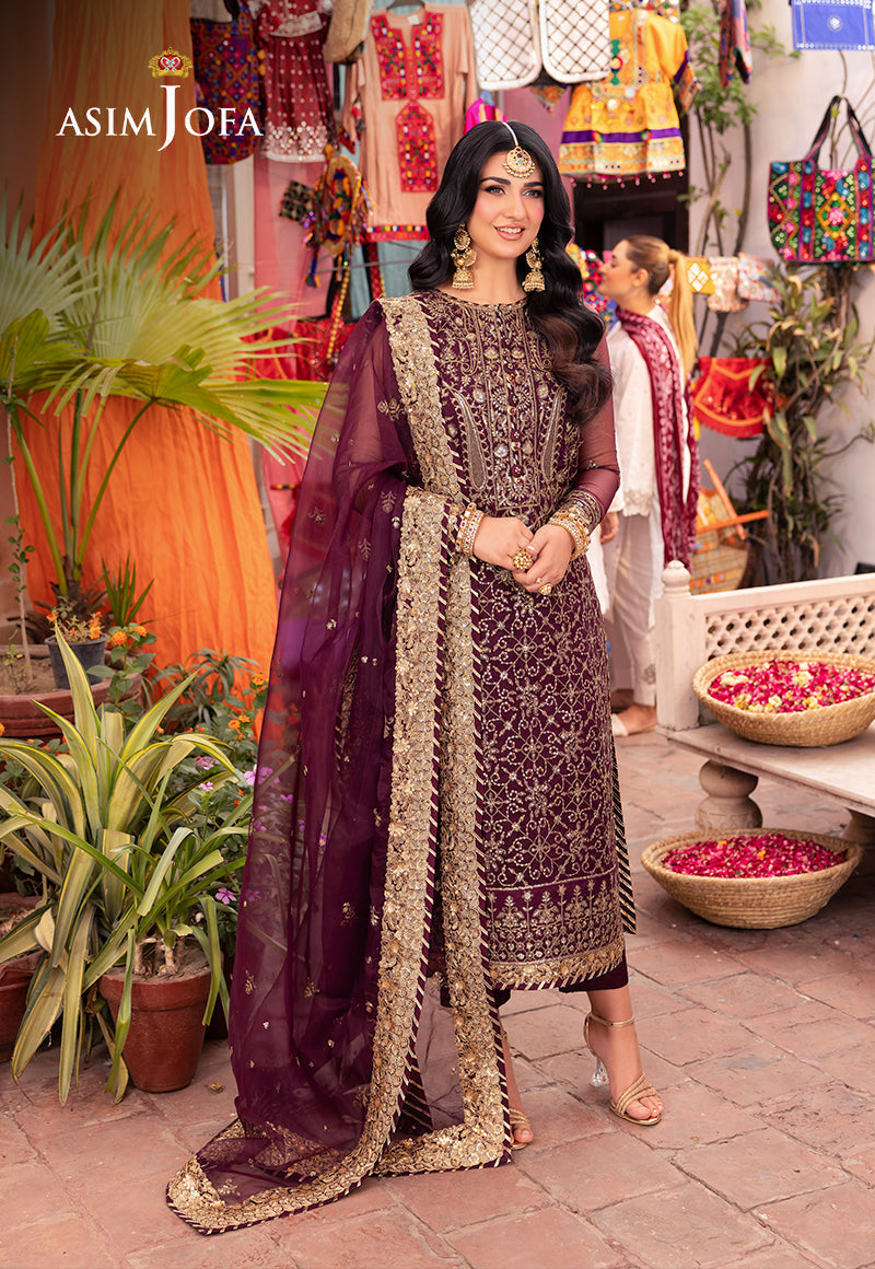 Asim Jofa | Pyaar Diyan Gallan Formals | AJEM-24 by Asim Jofa - Designer Dress - Type: Ladies Clothes - Available at Libayah - 100% Original