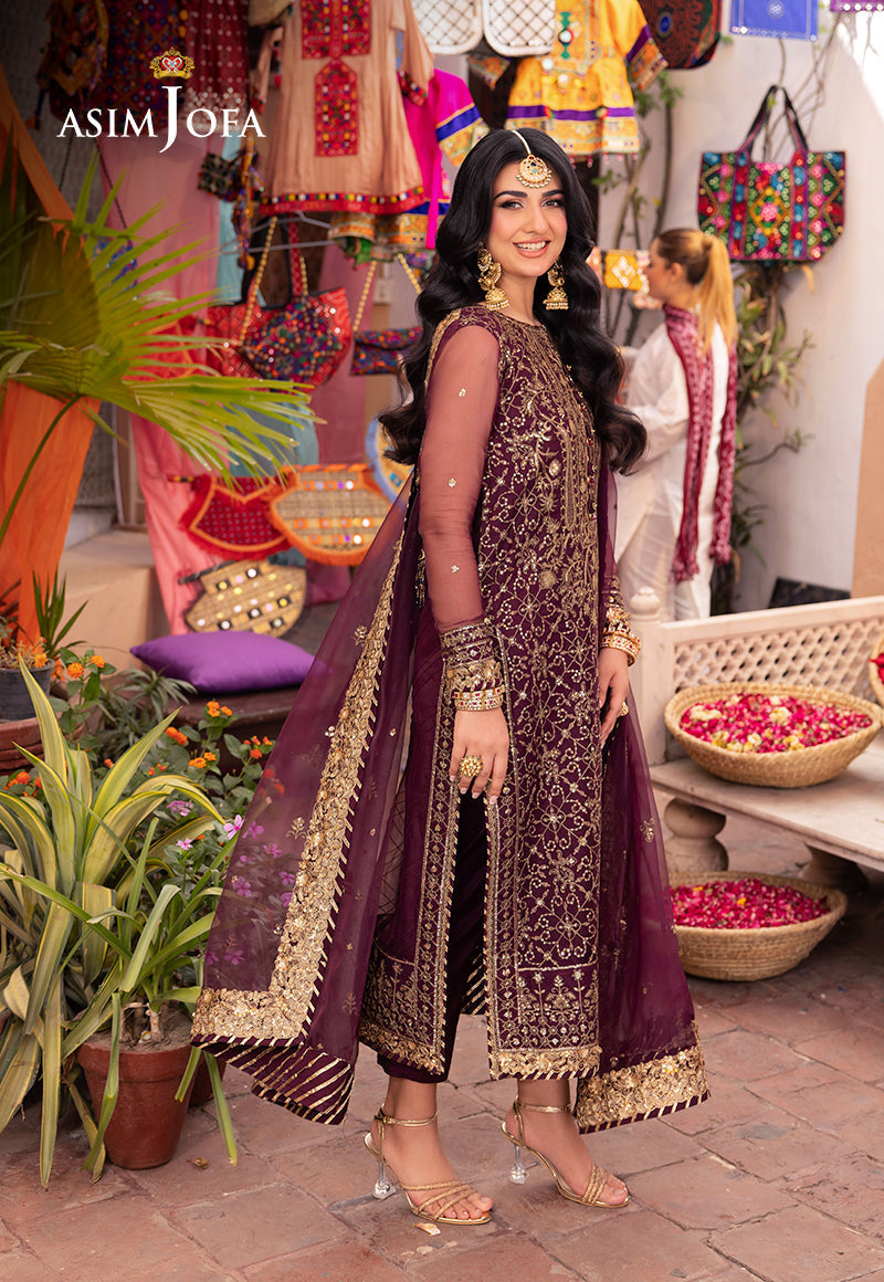 Asim Jofa | Pyaar Diyan Gallan Formals | AJEM-24 by Asim Jofa - Designer Dress - Type: Ladies Clothes - Available at Libayah - 100% Original