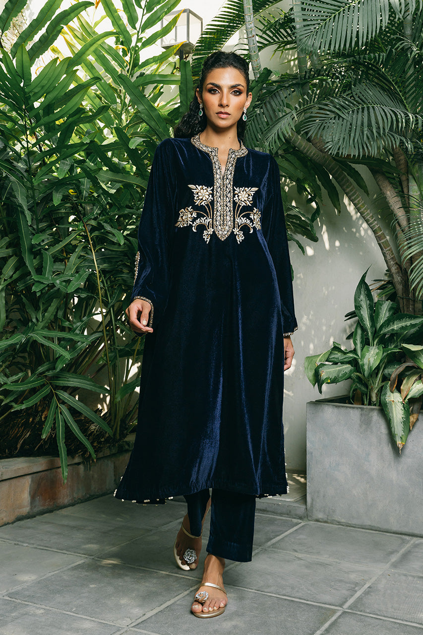 Sania Maskatiya | Reyna Velvet | Setareh by Sania Maskatiya - Designer Dress - Type: Ladies Clothes - Available at Libayah - 100% Original