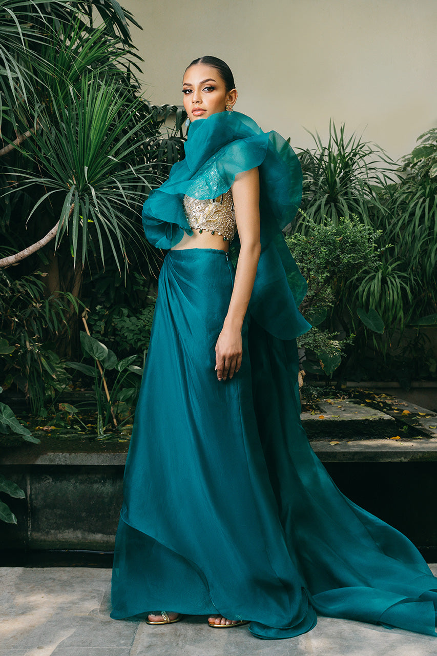 Sania Maskatiya | Reyna Occasion Wear | Mev by Sania Maskatiya - Designer Dress - Type: Ladies Clothes - Available at Libayah - 100% Original