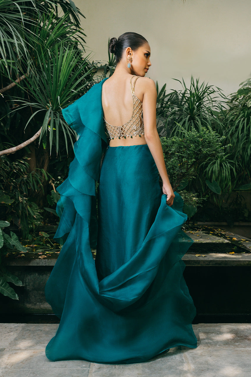 Sania Maskatiya | Reyna Occasion Wear | Mev by Sania Maskatiya - Designer Dress - Type: Ladies Clothes - Available at Libayah - 100% Original