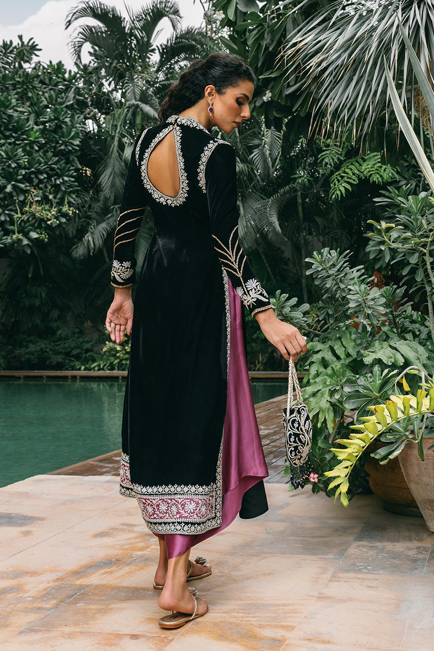 Sania Maskatiya | Reyna Velvet | Thalia by Sania Maskatiya - Designer Dress - Type: Ladies Clothes - Available at Libayah - 100% Original