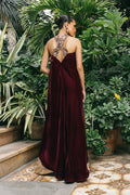 Sania Maskatiya | Reyna Velvet | Sivya by Sania Maskatiya - Designer Dress - Type: Formal - Available at Libayah - 100% Original