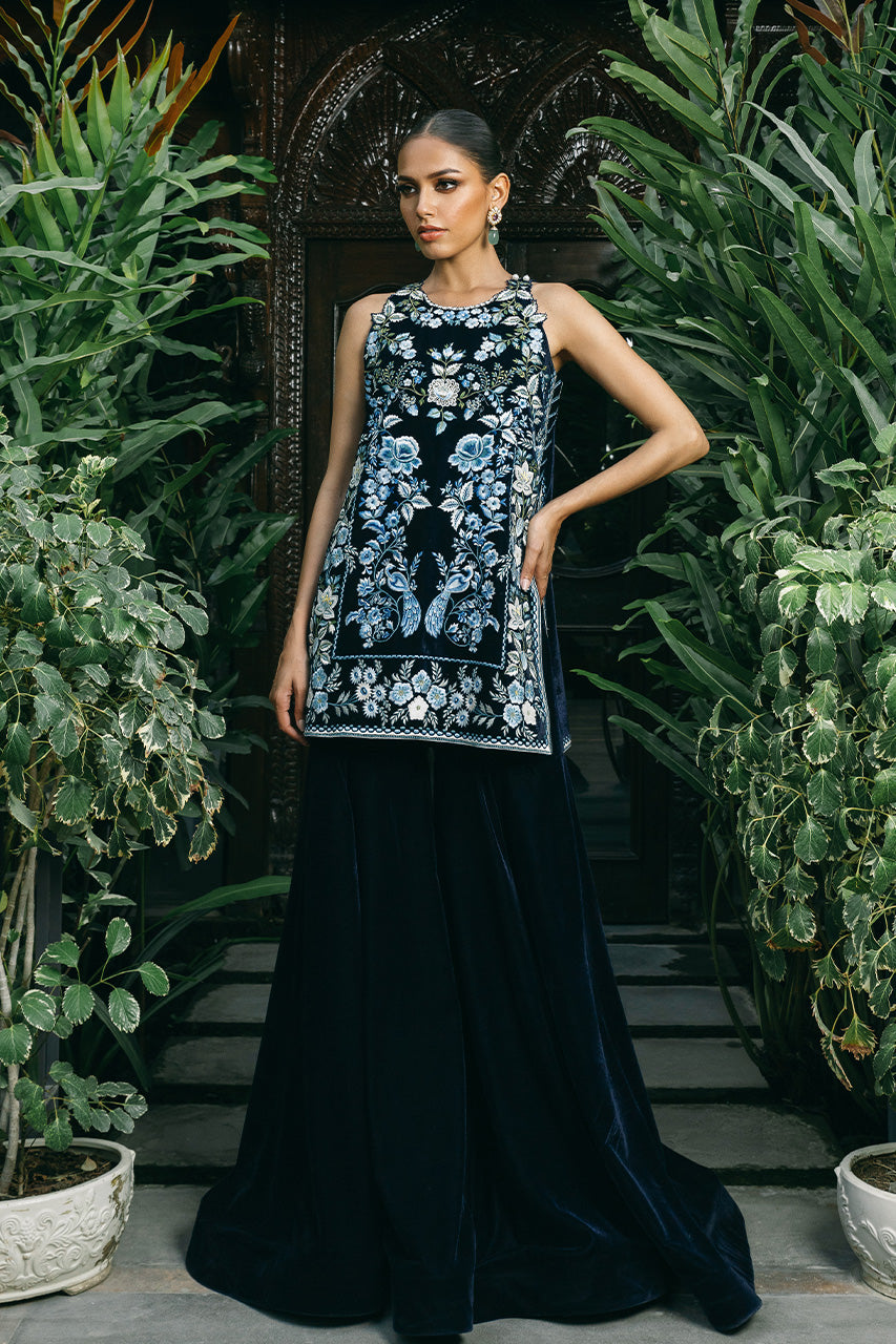 Sania Maskatiya | Reyna Velvet | Noa by Sania Maskatiya - Designer Dress - Type: Ladies Clothes - Available at Libayah - 100% Original