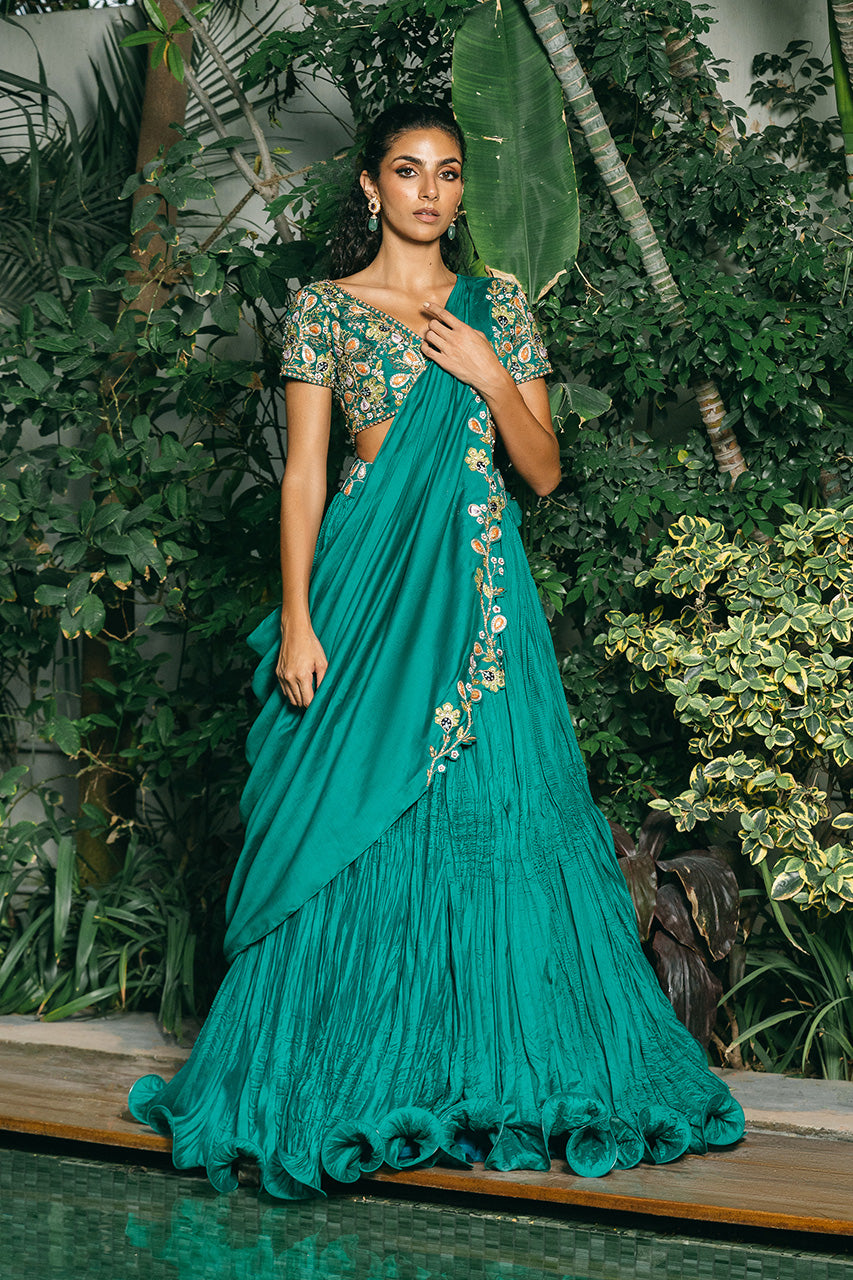 Sania Maskatiya | Reyna Occasion Wear | Duru by Sania Maskatiya - Designer Dress - Type: Ladies Clothes - Available at Libayah - 100% Original