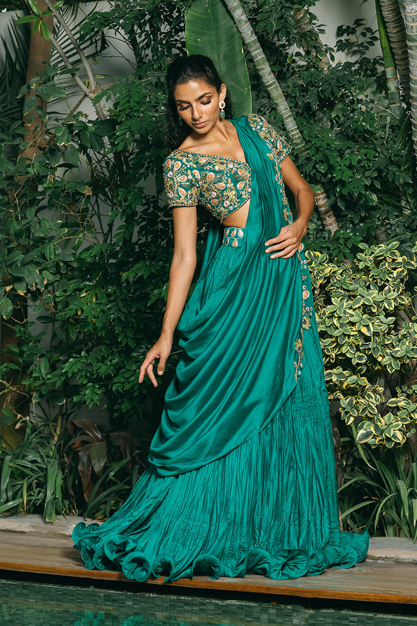 Sania Maskatiya | Reyna Occasion Wear | Duru by Sania Maskatiya - Designer Dress - Type: Ladies Clothes - Available at Libayah - 100% Original