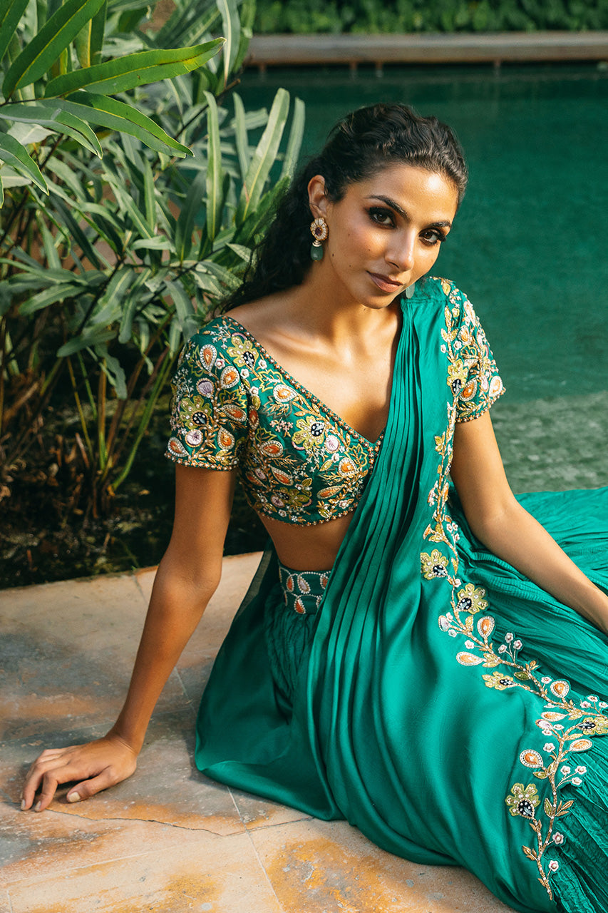 Sania Maskatiya | Reyna Occasion Wear | Duru by Sania Maskatiya - Designer Dress - Type: Ladies Clothes - Available at Libayah - 100% Original