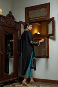 Wahajmkhan | Bahar Begum Formals | BLACK TURQUOISE BEGUM JORA by Wahaj M.Khan - Designer Dress - Type: Ladies Clothes - Available at Libayah - 100% Original