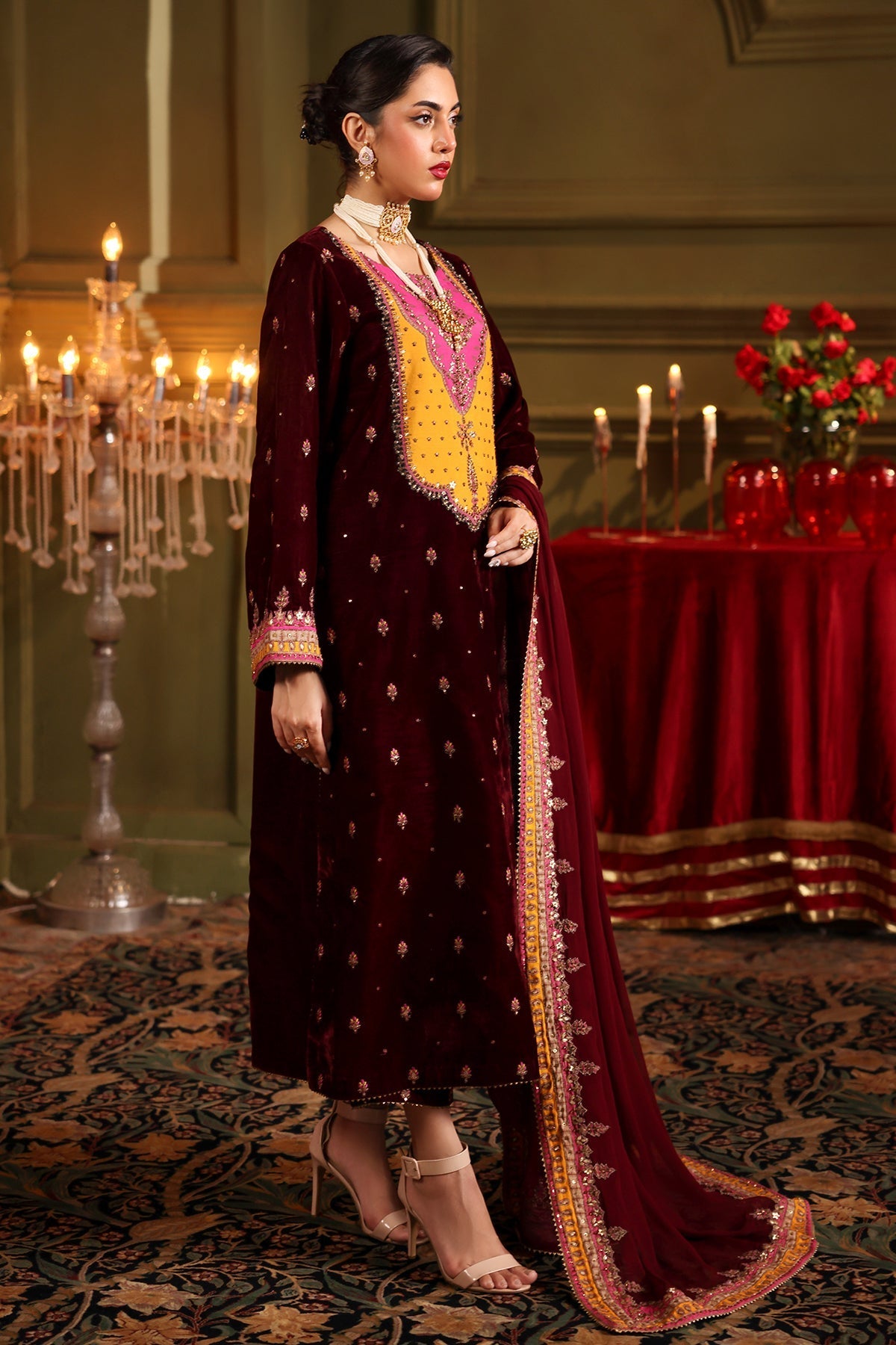 Charizma | Signora Velvet | VELVET CVT4-12 by Charizma - Designer Dress - Type: Ladies Clothes - Available at Libayah - 100% Original