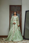 Wahajmkhan | Bahar Begum Formals | MINT BAHAR LEHNGA by Wahaj M.Khan - Designer Dress - Type: Ladies Clothes - Available at Libayah - 100% Original