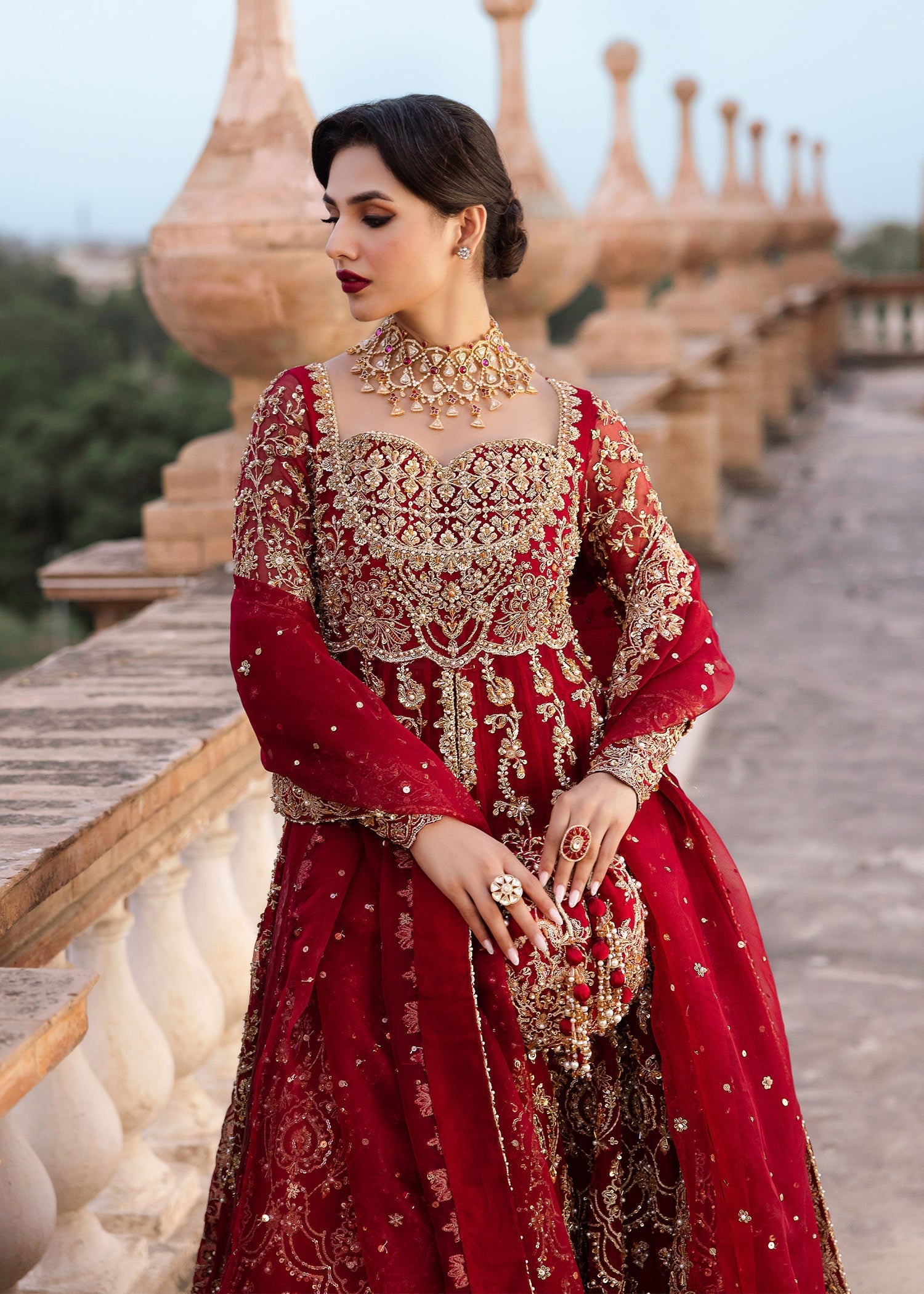 Kanwal Malik | Wedding Formals and Bridals | Zarbaft by Kanwal Malik - Designer Dress - Type: Ladies Clothes - Available at Libayah - 100% Original