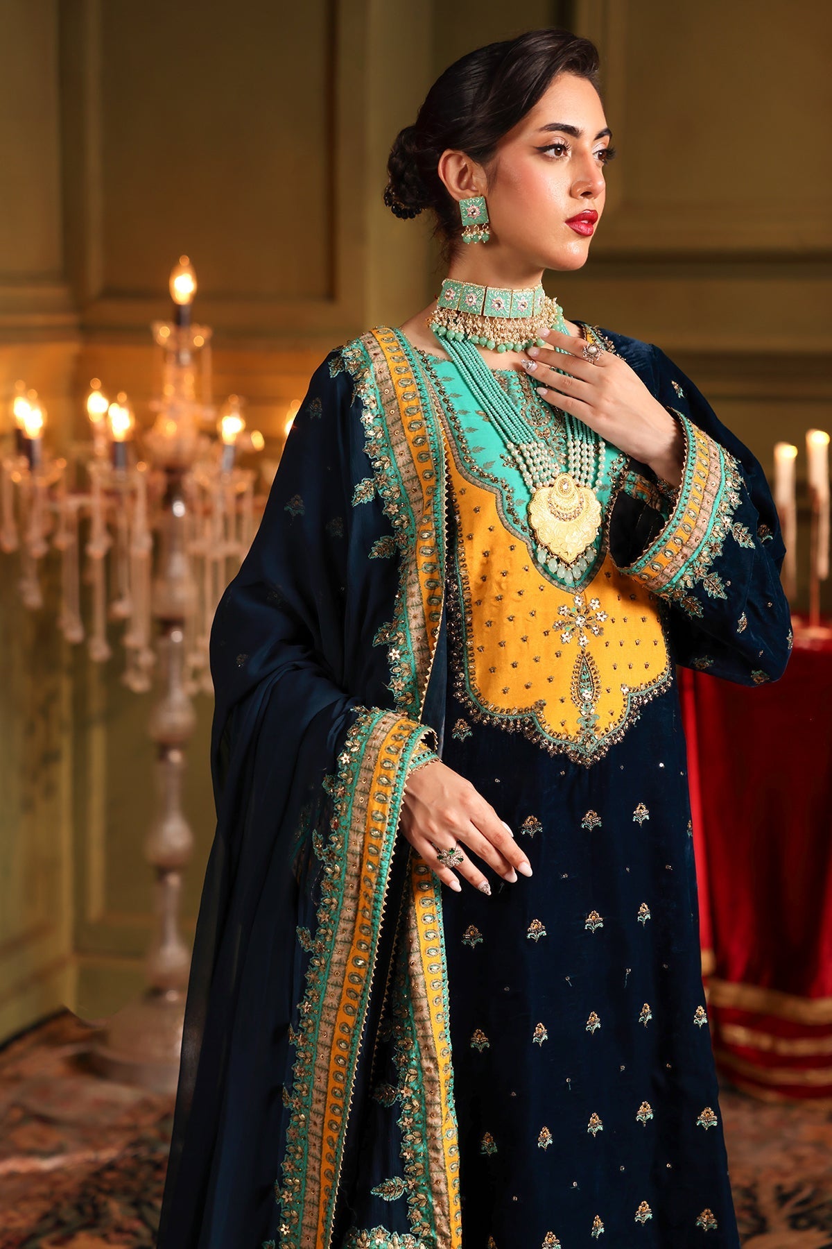 Charizma | Signora Velvet | VELVET CVT4-13 by Charizma - Designer Dress - Type: Ladies Clothes - Available at Libayah - 100% Original