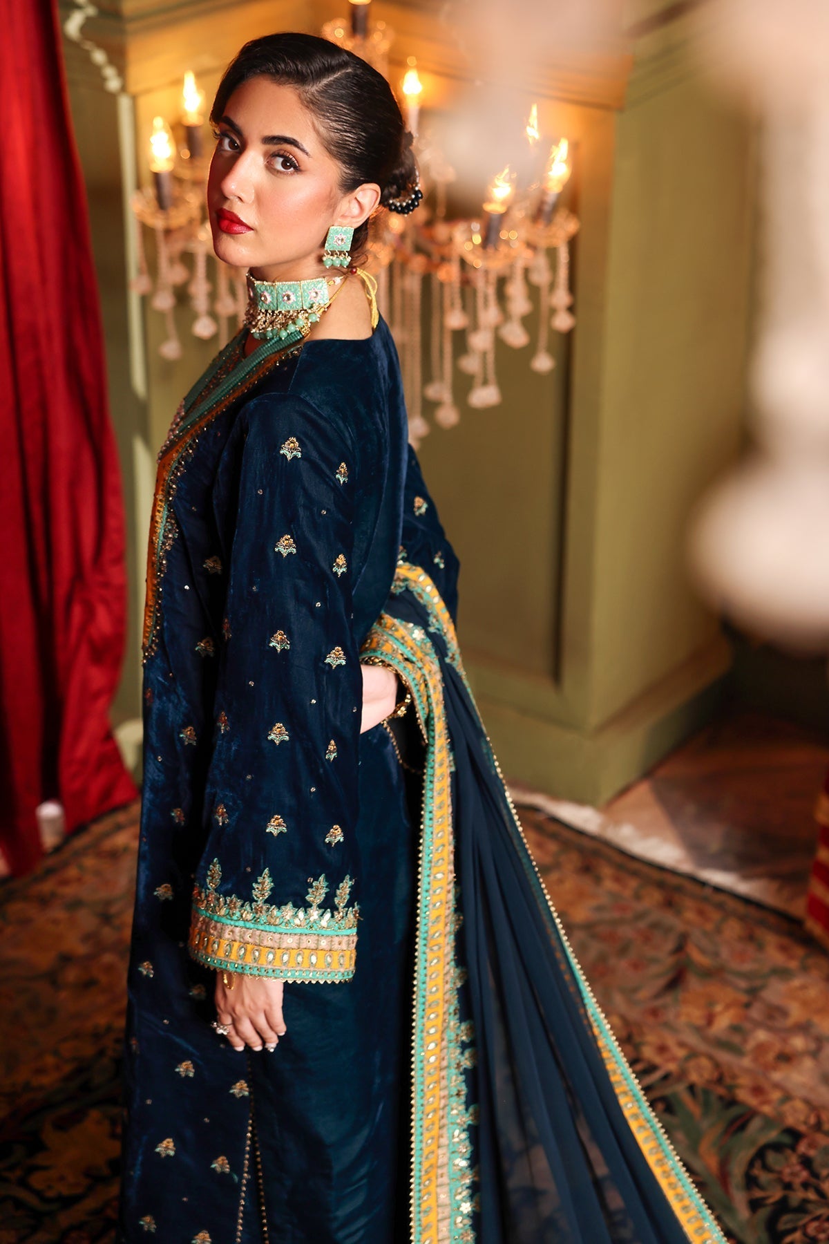 Charizma | Signora Velvet | VELVET CVT4-13 by Charizma - Designer Dress - Type: Ladies Clothes - Available at Libayah - 100% Original