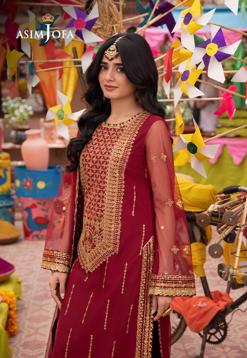 Asim Jofa | Pyaar Diyan Gallan Formals | AJEM-10 by Asim Jofa - Designer Dress - Type: Ladies Clothes - Available at Libayah - 100% Original