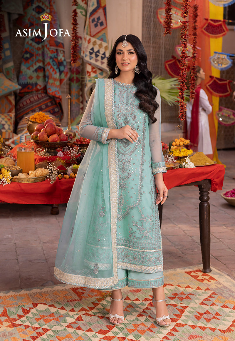 Asim Jofa | Pyaar Diyan Gallan Formals | AJEM-21 by Asim jofa - Designer Dress - Type: Ladies Clothes - Available at Libayah - 100% Original