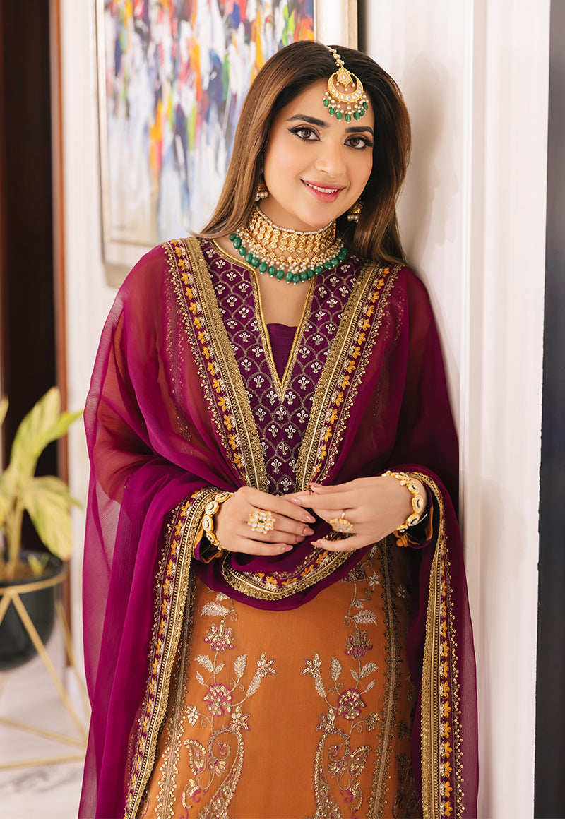 Asim Jofa | Signature Styles | AJSM-38 by Asim Jofa - Designer Dress - Type: Formal - Available at Libayah - 100% Original