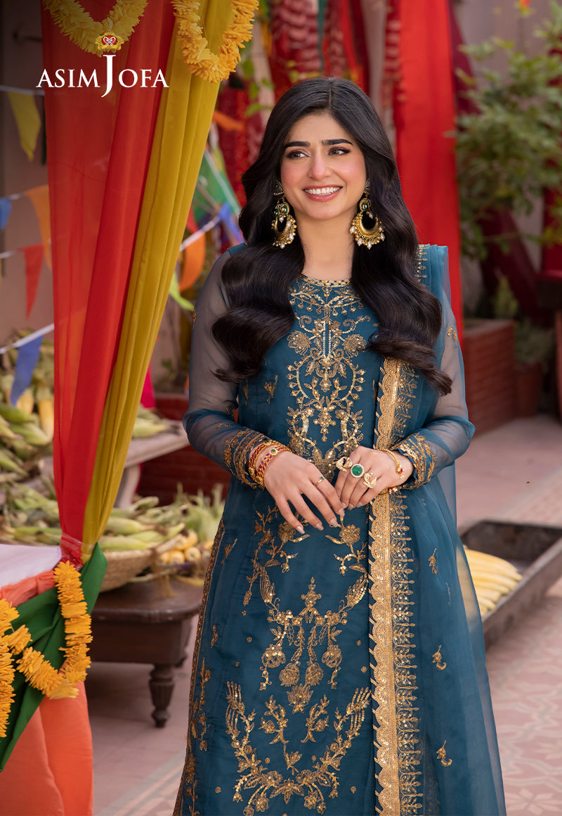 Asim Jofa | Pyaar Diyan Gallan Formals | AJEM-13 by Asim Jofa - Designer Dress - Type: Ladies Clothes - Available at Libayah - 100% Original
