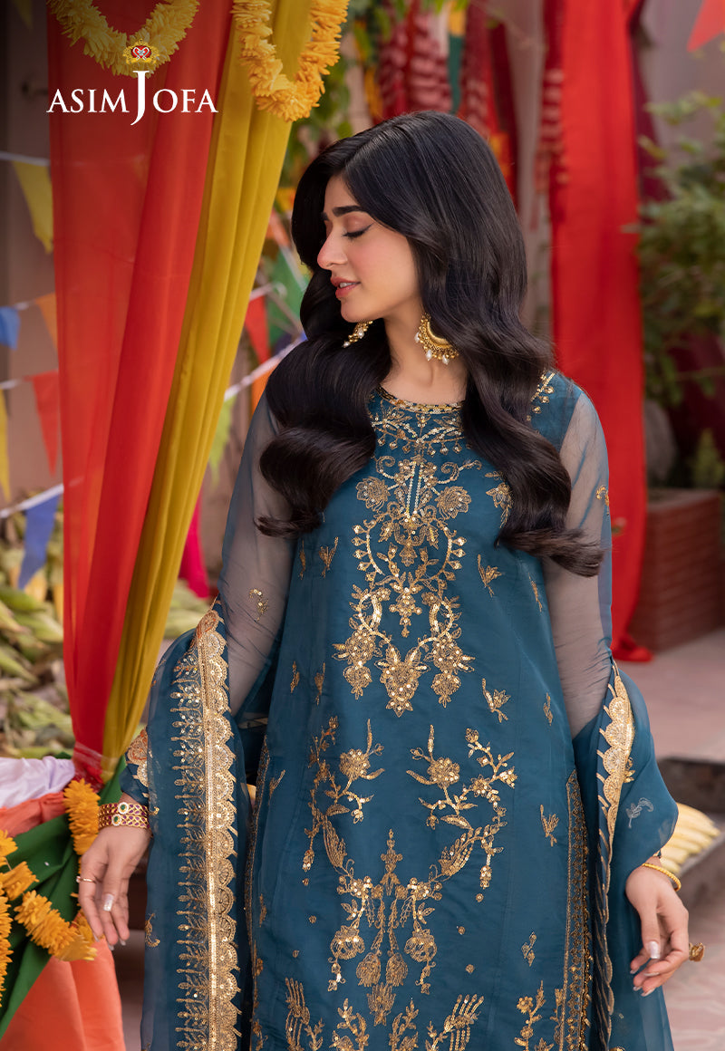 Asim Jofa | Pyaar Diyan Gallan Formals | AJEM-13 by Asim Jofa - Designer Dress - Type: Ladies Clothes - Available at Libayah - 100% Original