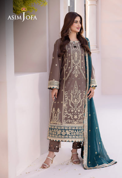 Asim Jofa | Dhanak Rang Collection | AJCF-30 by Asim Jofa - Designer Dress - Type: Ladies Clothes - Available at Libayah - 100% Original