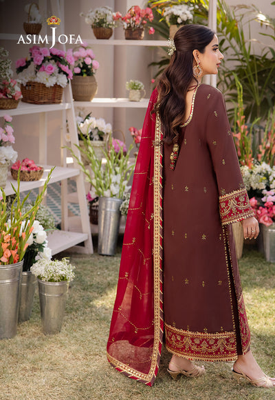 Asim Jofa | Dhanak Rang Collection | AJCF-27 by Asim Jofa - Designer Dress - Type: Ladies Clothes - Available at Libayah - 100% Original