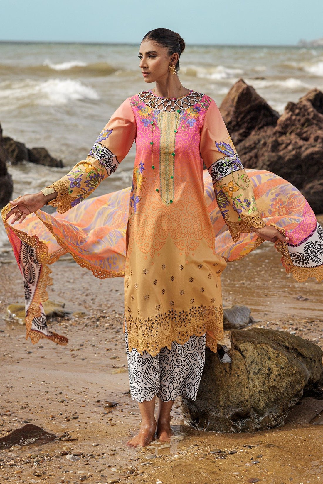 Charizma | Lawn Collection 24 | AS4-08 by Charizma - Designer Dress - Type: Casuals - Available at Libayah - 100% Original