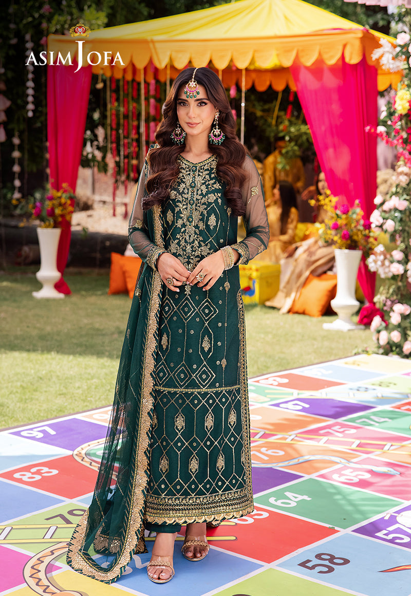 Asim Jofa | Jag Mag Formals | AJMJ-23 by Asim Jofa - Designer Dress - Type: Ladies Clothes - Available at Libayah - 100% Original