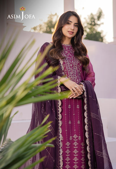 Asim Jofa | Dhanak Rang Collection | AJCF-19 by Asim Jofa - Designer Dress - Type: Ladies Clothes - Available at Libayah - 100% Original