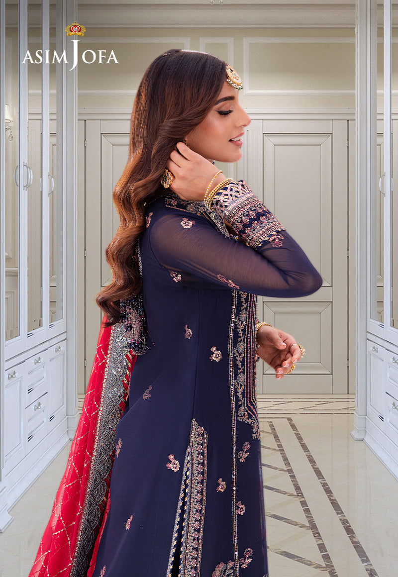 Asim Jofa | festive luxe | AJMJ-07 by Asim Jofa - Designer Dress - Type: Ladies Clothes - Available at Libayah - 100% Original
