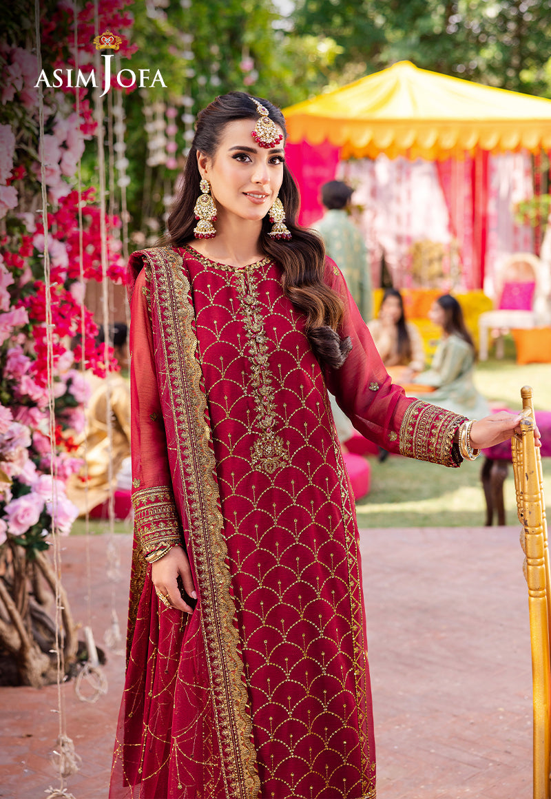Asim Jofa | Jag Mag Formals | AJMJ-28 by Asim Jofa - Designer Dress - Type: Ladies Clothes - Available at Libayah - 100% Original