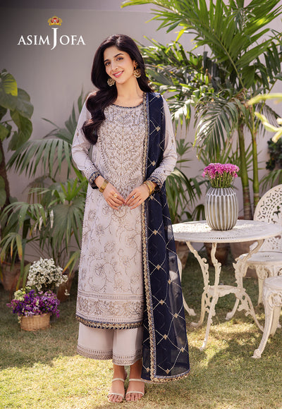 Asim Jofa | Dhanak Rang Collection | AJCF-13 by Asim Jofa - Designer Dress - Type: Ladies Clothes - Available at Libayah - 100% Original